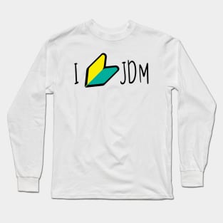 I Love JDM Wakaba Long Sleeve T-Shirt